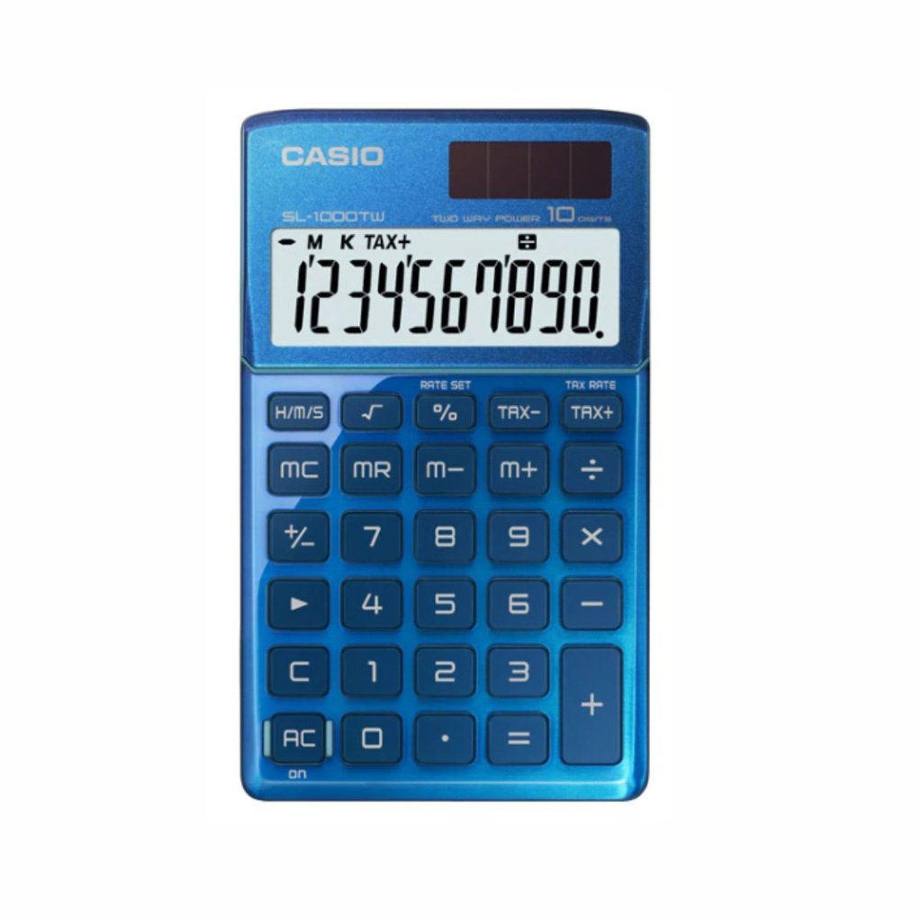 CALCULADORA CASIO SL-1000TW AZUL