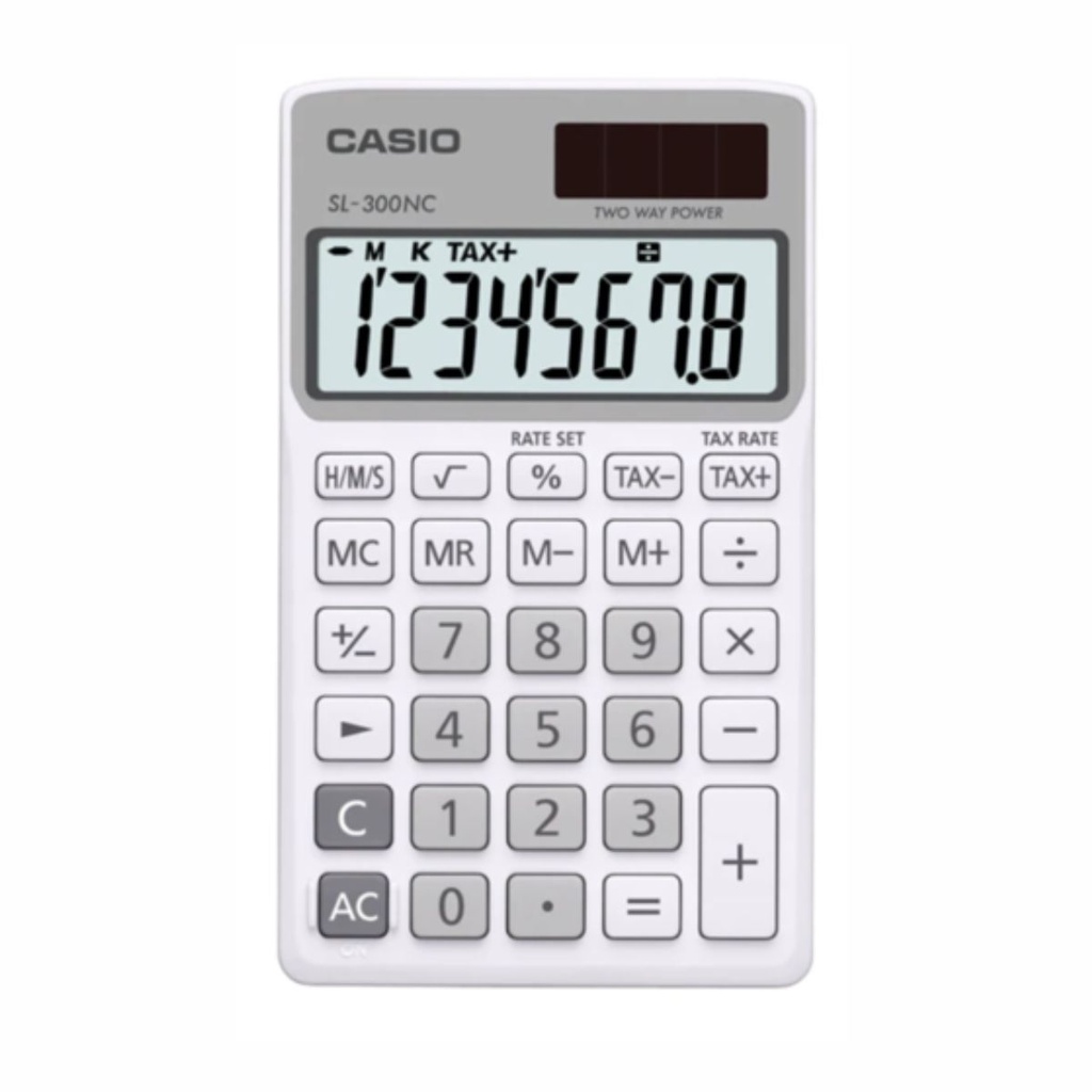 CALCULADORA CASIO SL-300NC BLANCO