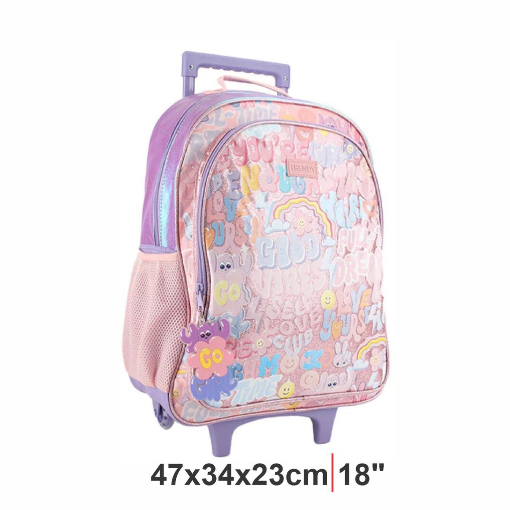 MOCHILA CARRO TRENDY 27687 ROSA