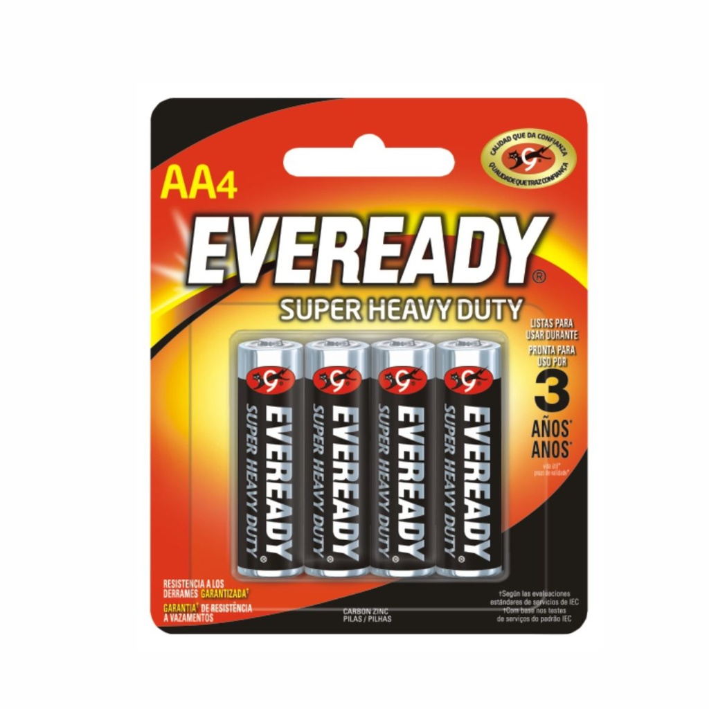 PILA EVEREADY AA CARBON 1215 BP4