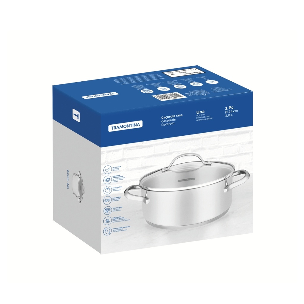 CACEROLA TRAMONTINA 62283/240 UNA 24CM