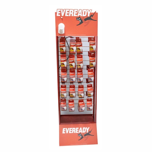 [125-00002] EXHIBIDOR EVEREADY LAMPARAS LED - DE PIE