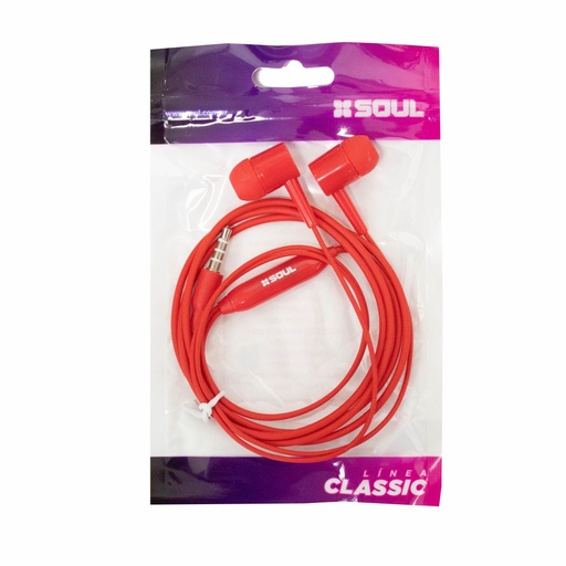 [164-72803] AURICULAR SOUL MLS-S49RO ROJO