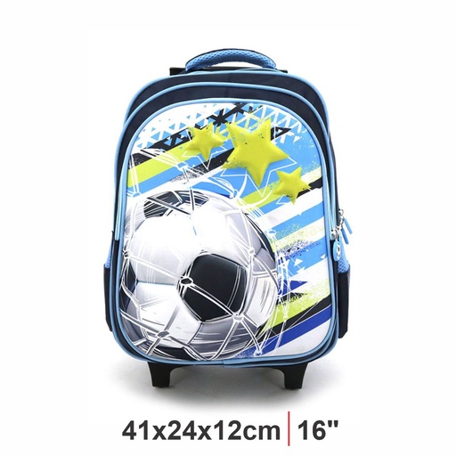 [199-73356] MOCHILA CARRO TRENDY 17335 FUTBOL