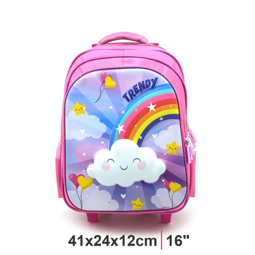 [199-73592] MOCHILA CARRO TRENDY 17359 ARCOIRIS