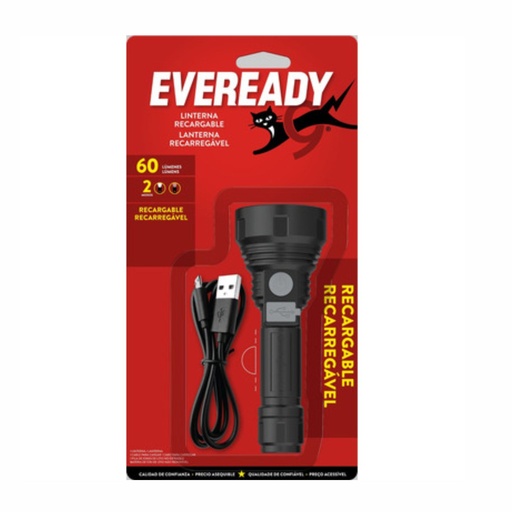 [125-08815] LINTERNA EVEREADY VPHCL4 RECARGABLE 60L