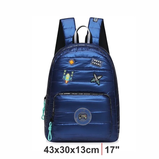 [199-76309] MOCHILA TRENDY 17630 AZUL