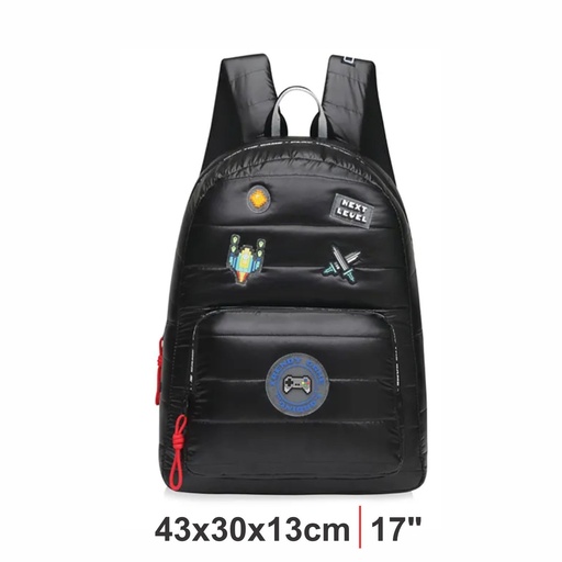 [199-76022] MOCHILA TRENDY 17630 NEGRO