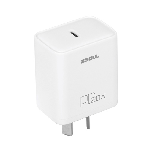 [164-72513] CARGADOR USB SOUL CVQ-PD20WL QC 20w TC-L LIGHTNING
