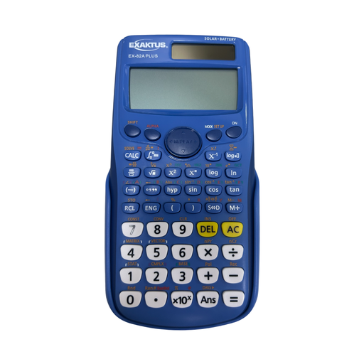 [108-70415] CALCULADORA EXAKTUS EX-82A AZUL