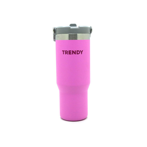 [199-75503] VASO TERMICO TRENDY 17550B 900ML FUCSIA CON PICO