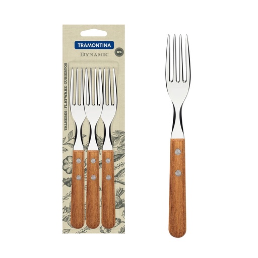 [086-17207] TENEDORES DE MESA TRAMONTINA 22302/300 DYNAMIC 3PZS