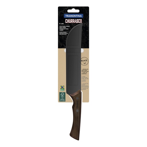 [086-96794] CUCHILLO TRAMONTINA 22843/108 BLACK 8"