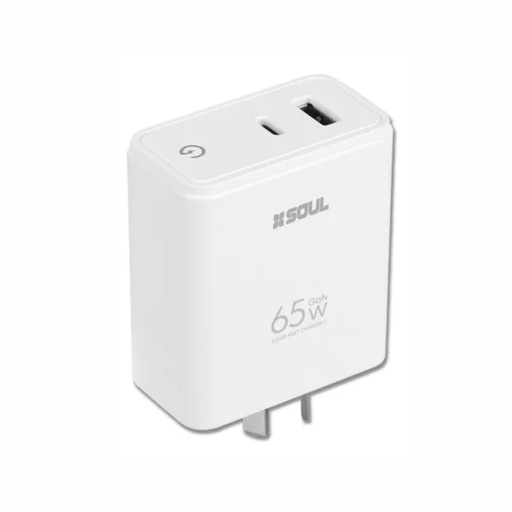 [164-72568] CARGADOR USB SOUL CVQ-USBPD65T TIPO C