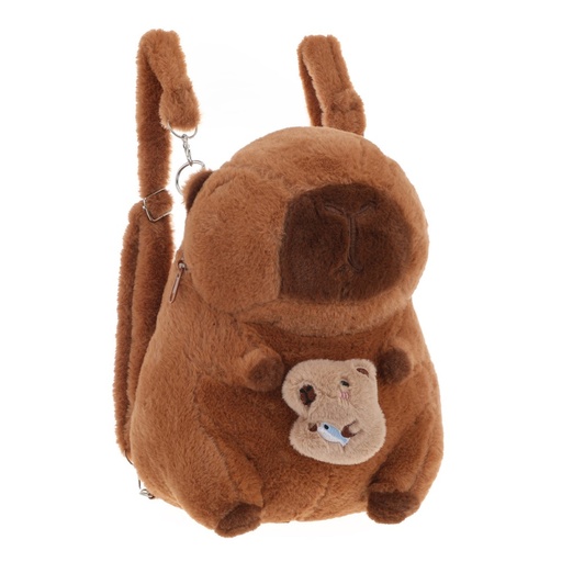 [199-37091] MOCHILA INFANTIL 53709 13" CAPIBARA CON BEBE