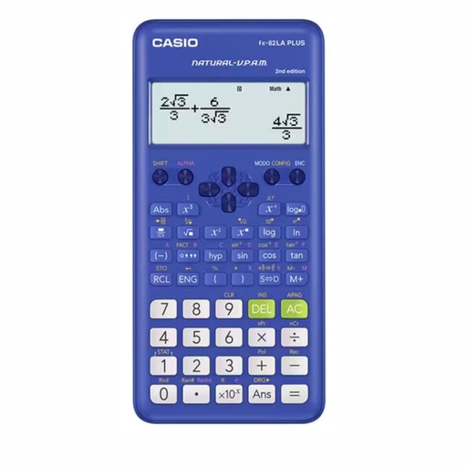 [053-08933] CALCULADORA CASIO FX-82LA PLUS 2 BU