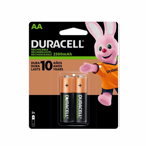 [031-31149] PILA DURACELL AA RECARGABLE BP2 2500mAh