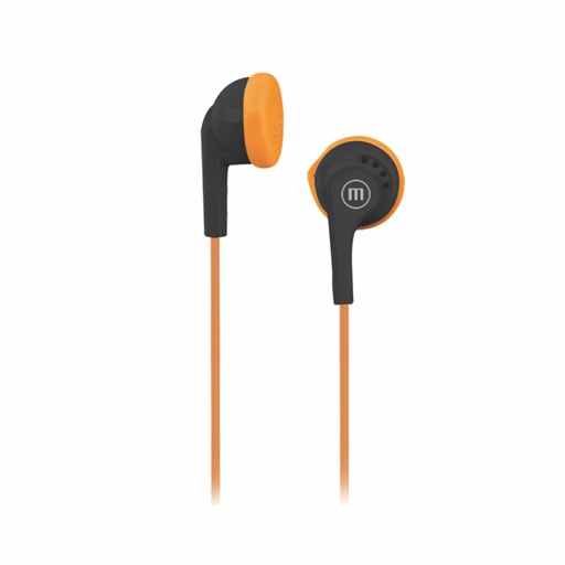 [157-47840] AURICULAR MAXELL EB-95 NEGRO/NARANJA