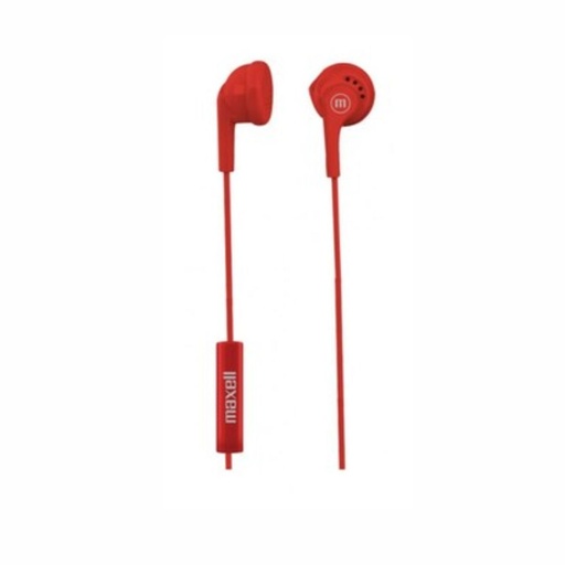 [157-47944] AURICULAR MAXELL EB-MIC ROJO