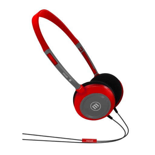 [157-48408] AURICULAR MAXELL HP-200 ROJO