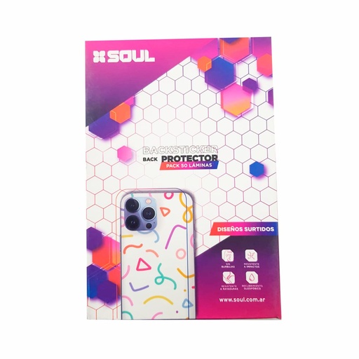 [164-70014] FILMINA SOUL BACKSTICKER x 50 SURTIDO