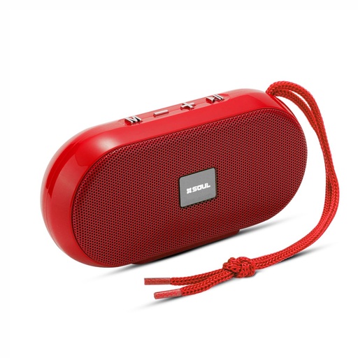 [164-90686] PARLANTE SOUL PLT-XS350RO ROJO