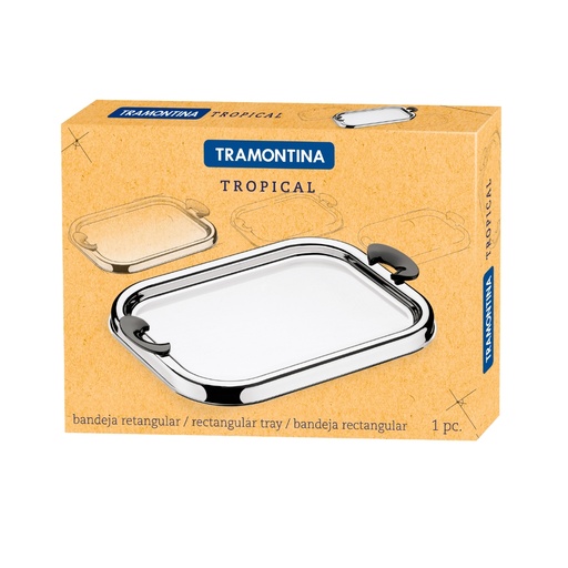 [086-00921] BANDEJA TRAMONTINA 61183/450 TROPICAL RECTANGULAR 45CM
