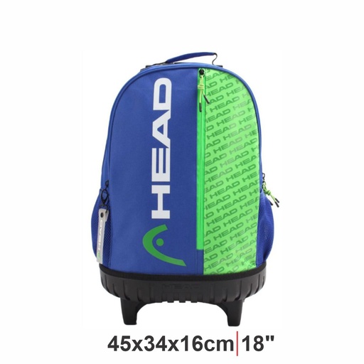 [213-77047] MOCHILA CARRO HEAD 27704 AZUL/VERDE